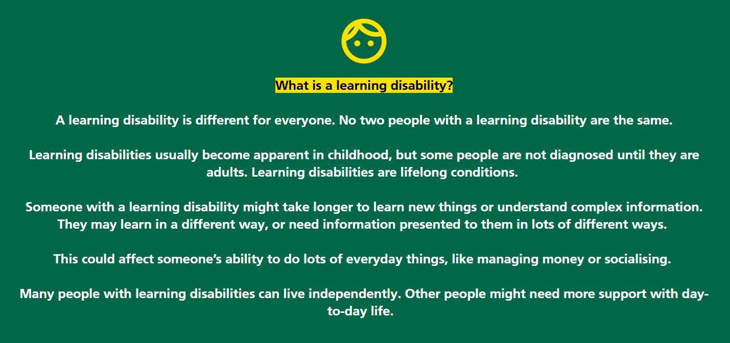 Learning disability