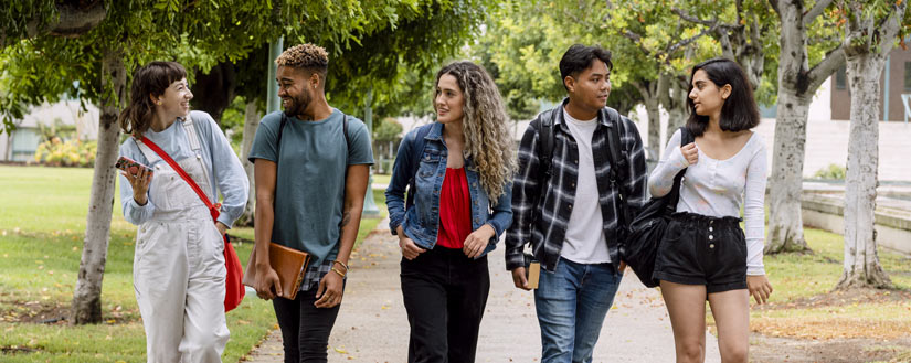 group of adolescents