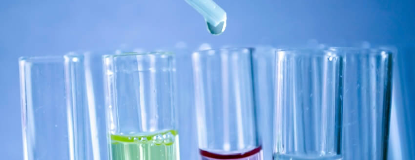 Test tubes in medical laboratory
